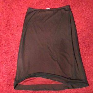 Vintage dELiA’s Sheer Overlay Black and Red Skirt